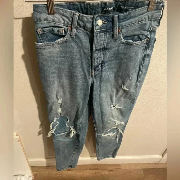 Old Navy jeans high rise og straight size 6 - Picture 1 of 4